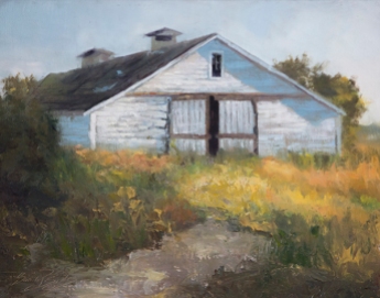Skagit Barn SOLD (11x14 oil on panel). hide your dust and share your light.